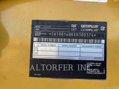 Caterpillar 140 AWD Motor Grader