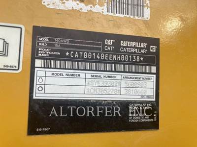 Caterpillar 140 AWD Motor Grader