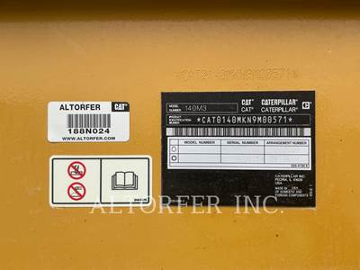 Caterpillar 140M3 Motor Grader