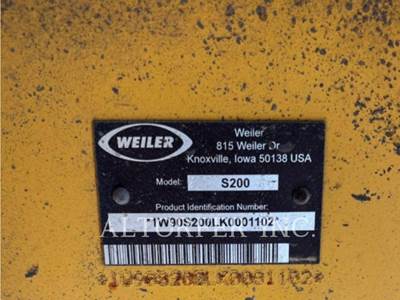 Weiler S200 Reclaimer