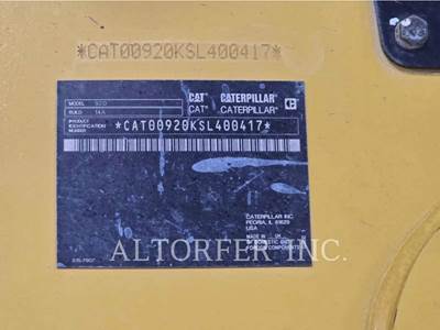 Caterpillar 920-14 Wheel Loader