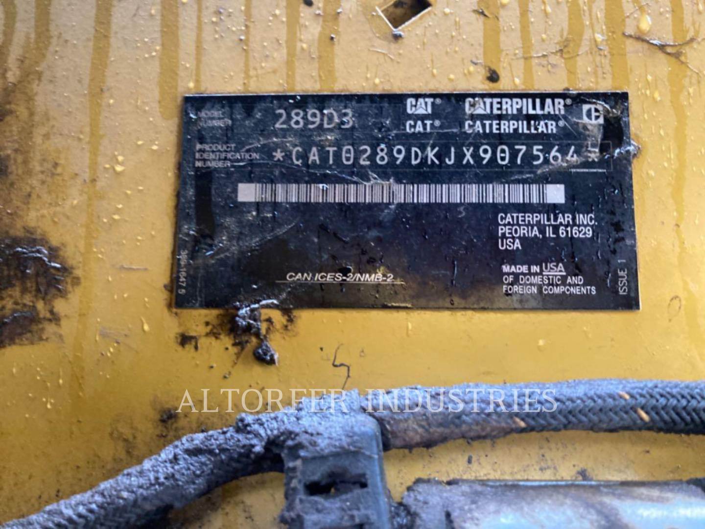 2021 Caterpillar 289D3 Track Skid Steer For Sale, 845 Hours Rockford, IL UN00562