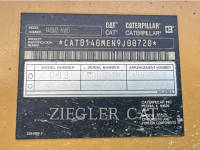 Caterpillar 140M3 AWD Motor Grader