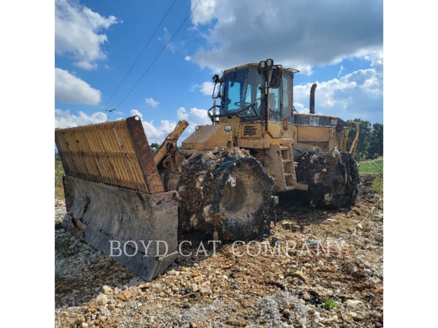 2000 Caterpillar 816F Landfill Compactor For Sale, 9,159 Hours Salem