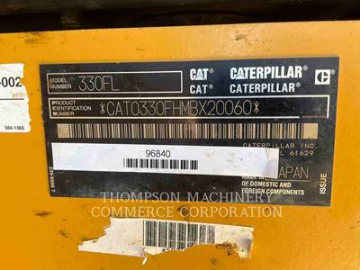 Caterpillar 330FL Excavator
