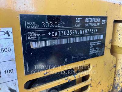 Caterpillar 303.5E2 CR Mini Hydraulic Excavator