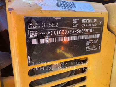 Caterpillar 305E2 CR Mini Hydraulic Excavator