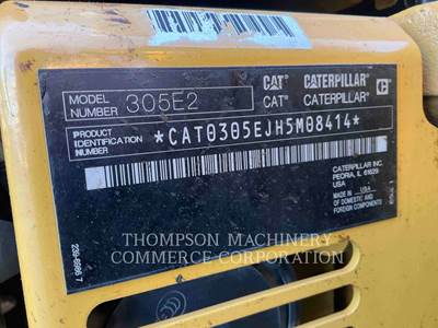 Caterpillar 305E2 CR Mini Hydraulic Excavator