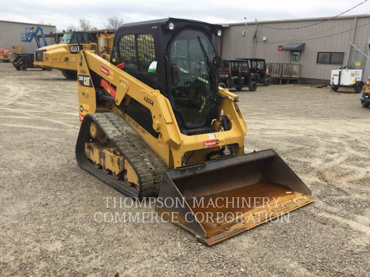 2019 Caterpillar 239D Skid Steer For Sale, 1,288 Hours Memphis Rental