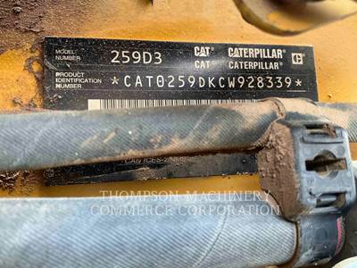 Caterpillar 259D3 Tracked Skid Steer