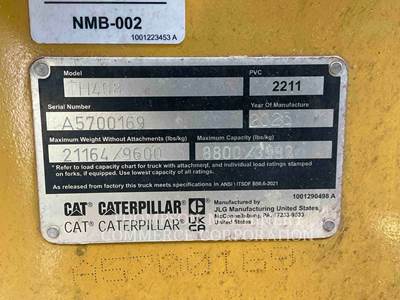 Caterpillar TH408 Telehandler
