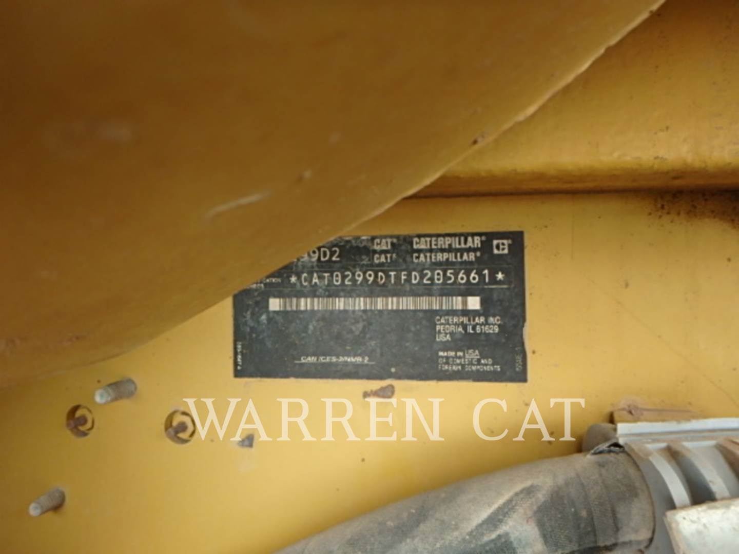 2019 Caterpillar 299D2 Track Skid Steer Loader For Sale, 3,738 Hours