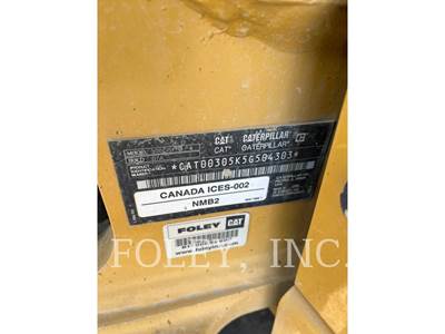 Caterpillar 305 CR Mini Excavator