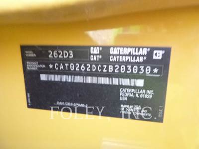 Caterpillar 262D3 Skid Steer