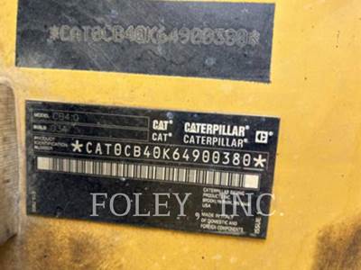 Caterpillar CB4.0-03 Smooth Drum Roller Compactor