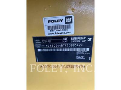 Caterpillar CS44B Vibratory Soil Compactor