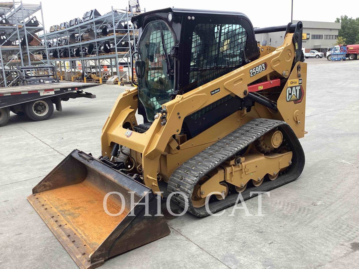 2021 Caterpillar 259D3 Tracked Skid Steer For Sale, 831 Hours
