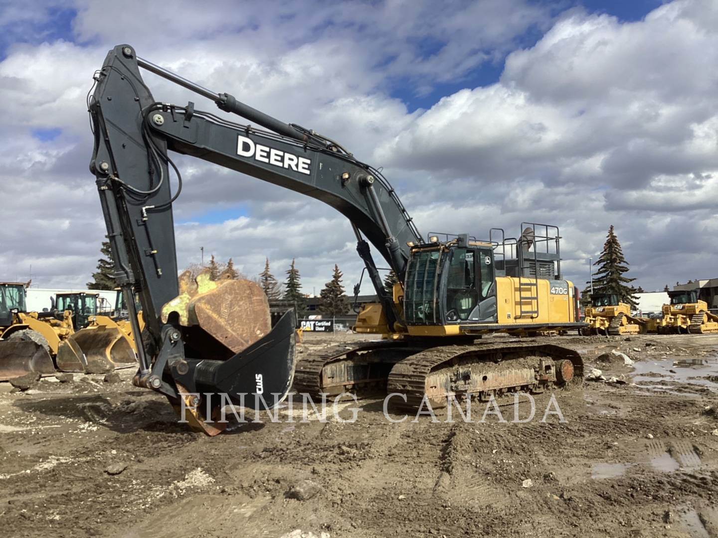 2014 John Deere 470G LC Excavator For Sale, 7,260 Hours Edmonton, AB