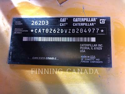 Caterpillar 262D3 Skid Steer