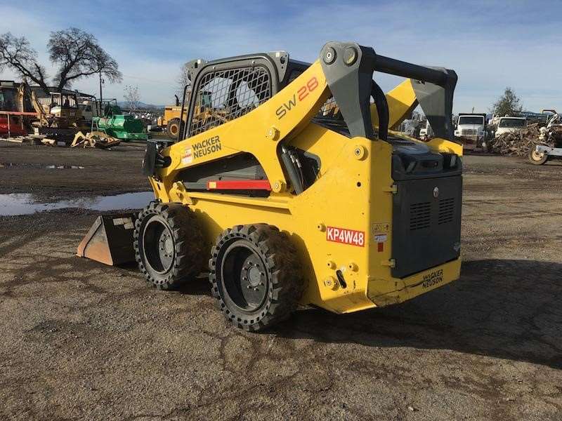 2015 Wacker Neuson SW28 Skid Steer Loader For Sale, 225 Hours Redding