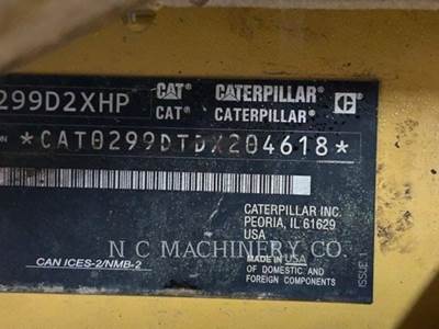 Caterpillar 299D2 XHP Track Skid Steer