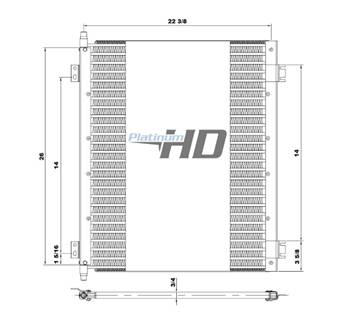 New Aftermarket Ford L-Series Condenser