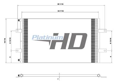 New Aftermarket Ford L-Series Condenser