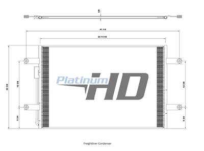 New Aftermarket Freightliner Condenser