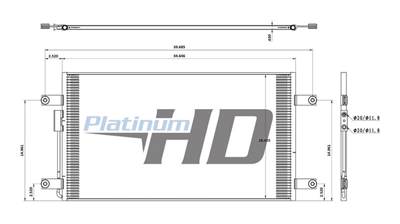 New Aftermarket Freightliner Condenser