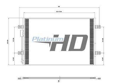 New Aftermarket Freightliner Cascadia Condenser