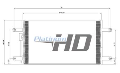 New Aftermarket Freightliner Cascadia Condenser