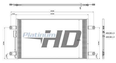 New Aftermarket Freightliner Cascadia Condenser