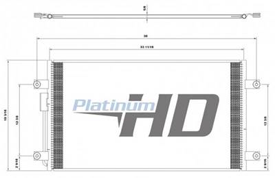 New Aftermarket Freightliner Columbia Condenser