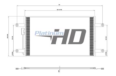 New Aftermarket Freightliner Cascadia Condenser