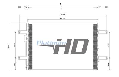 New Aftermarket Freightliner Cascadia Condenser