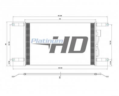 New Aftermarket Freightliner Century Class Condenser
