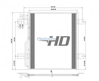 New Aftermarket International 8500 Condenser