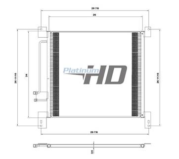 New Aftermarket 9200 International Condenser