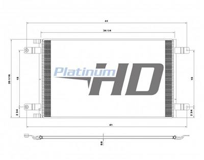 New Aftermarket Kenworth T680 Condenser
