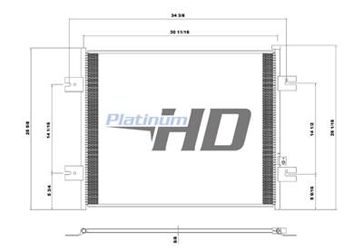 New Aftermarket Peterbilt 379 Condenser