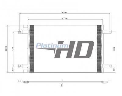 New Aftermarket Peterbilt 386 Condenser