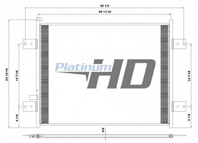New Aftermarket Peterbilt Condenser
