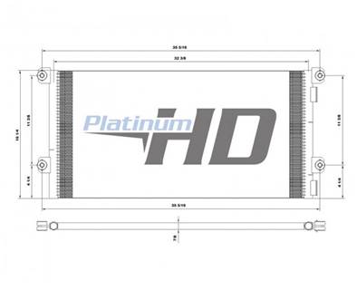 New Aftermarket Volvo VN Series Condenser