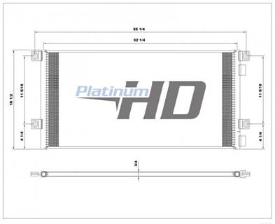 New Aftermarket Volvo VN Series Condenser