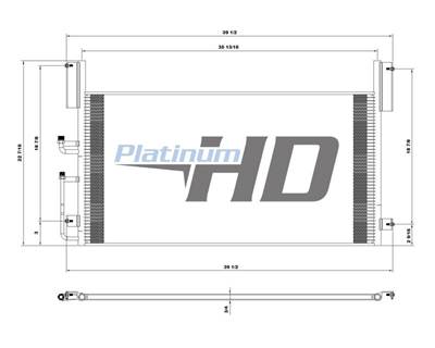 New Aftermarket Western Star AC Condenser