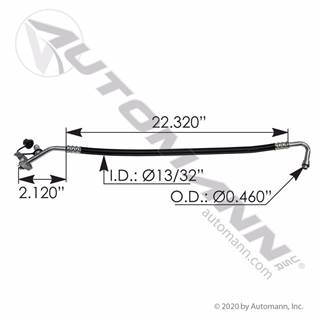 New Aftermarket Freightliner Cascadia 125 A/C Hose Assembly