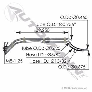 New Aftermarket Freightliner Cascadia A/C Line Assembly