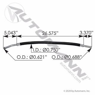 New Aftermarket Freightliner Cascadia A/C Hose Assembly