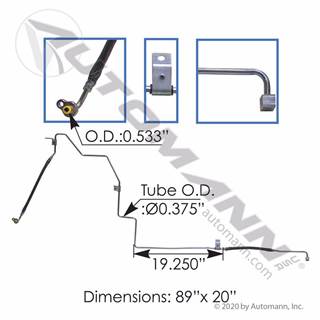New Aftermarket Mack A/C Hose Assembly