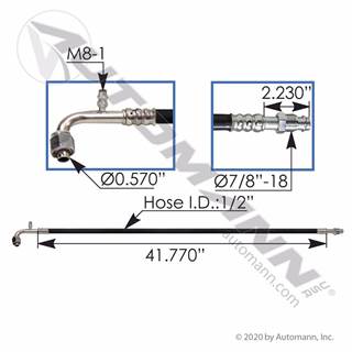 New Aftermarket Mack A/C Hose Assembly